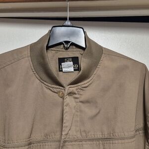 Haband Men's Tan Bomber Jacket
